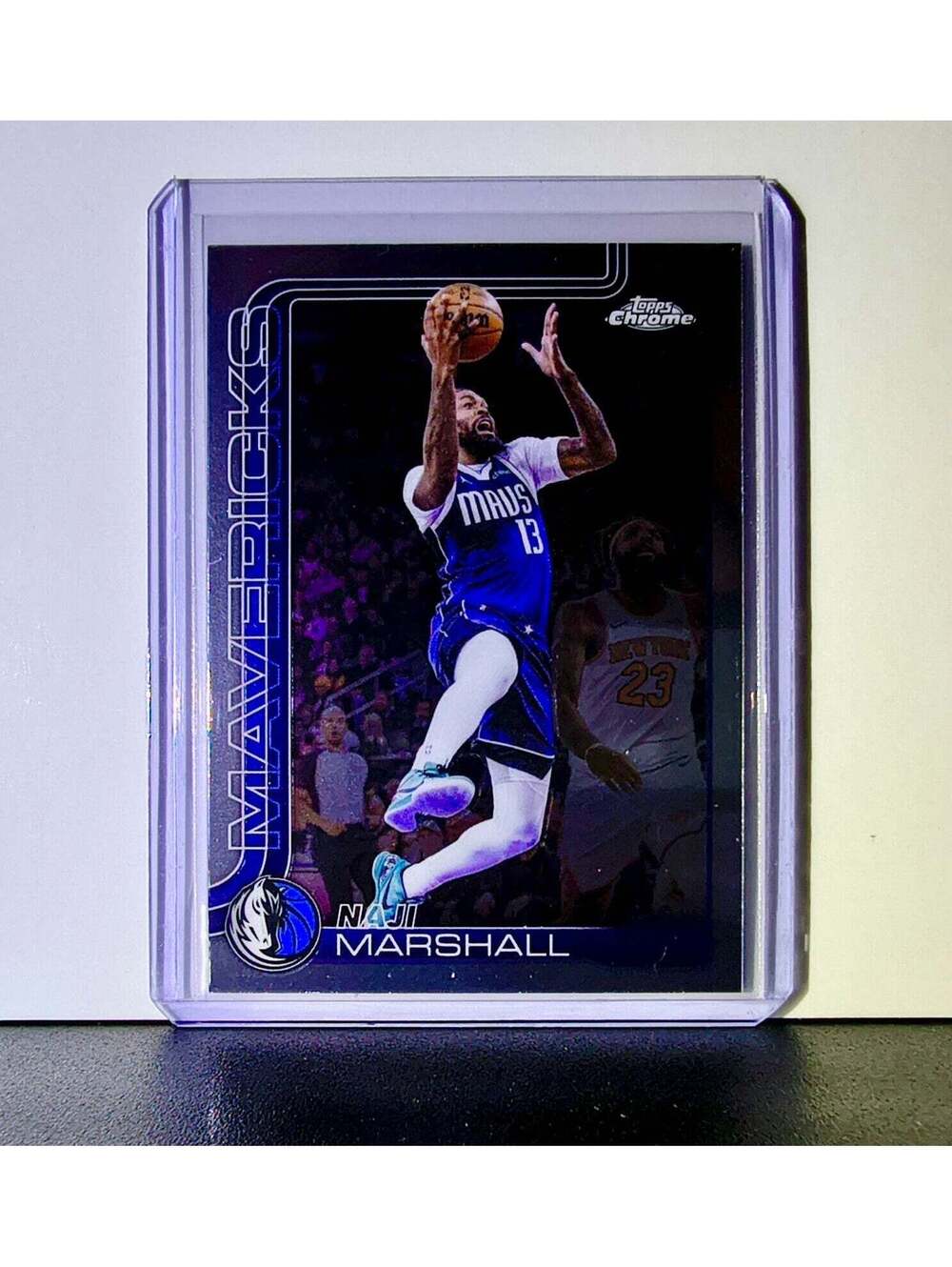 Naji Marshall 2025-26 NBA Topps Chrome Update #120 Basketball Card Mavericks
